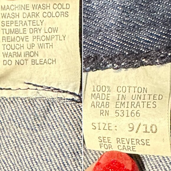 Vintage Access Modesty Maxi Denim Skirt Size 27 - Picture 4 of 4